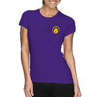 Футболка Женская ФИОЛЕТОВАЯ шелкография