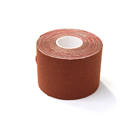 Кинезиотейп. Классический. 100% хлопок. 5см*5м (коричневый)