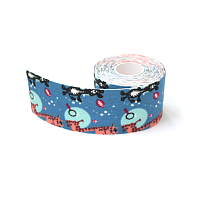 Кинезиотейп. Хлопок. Дизайнерский. 5cm*5m (жираф)